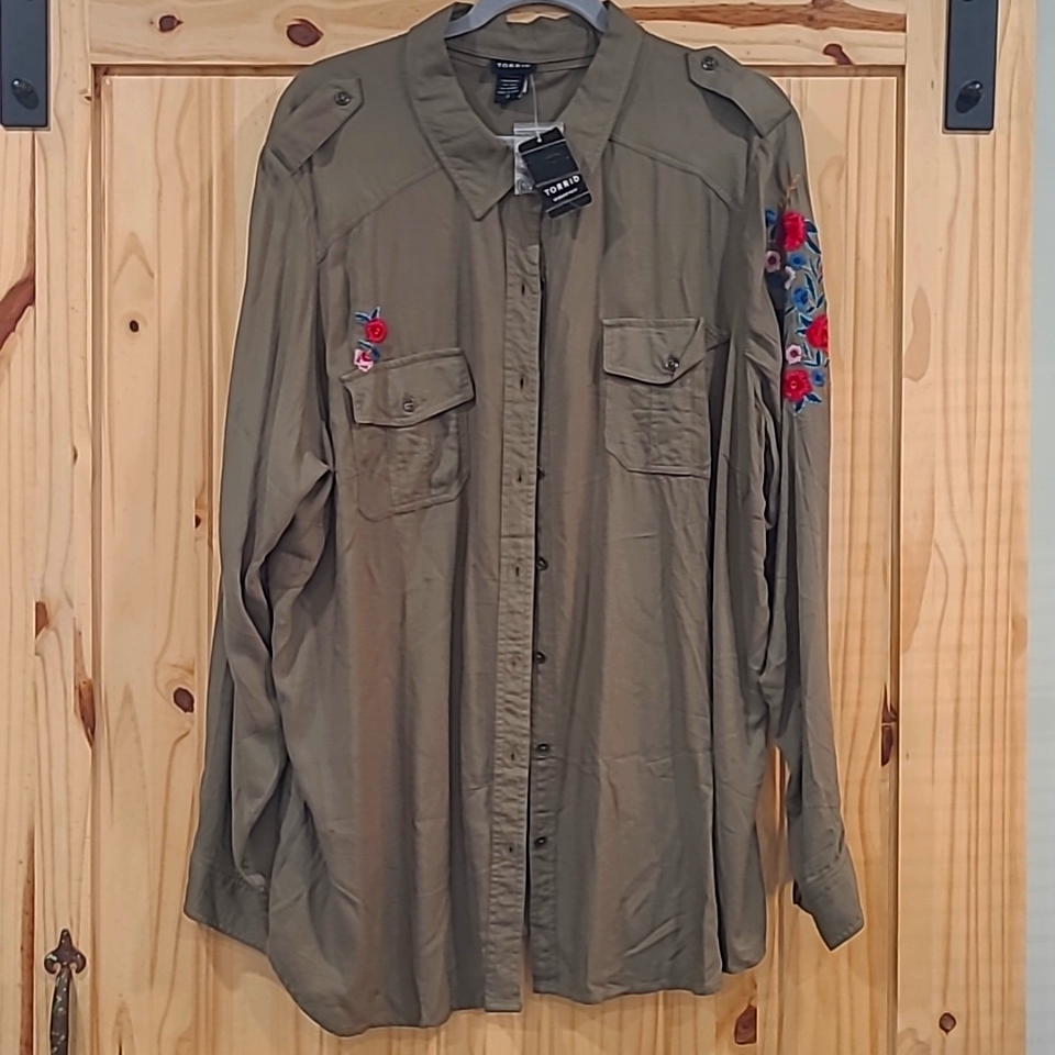 Torrid Button-Up
